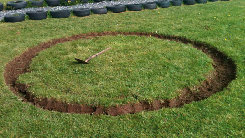 Afbeelding voor advies: trampoline kiezen gat vorm