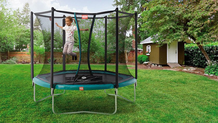 Afbeelding voor inground-oppoten: trampoline poten